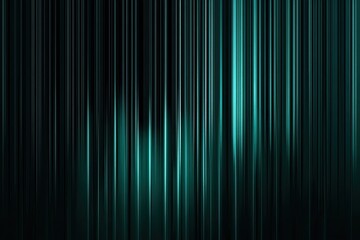 Teal-glowing vertical lines on a dark background