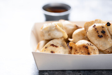 food truck chinese fried dumplings