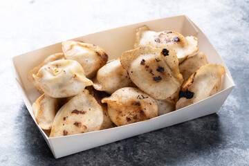 food truck chinese fried dumplings