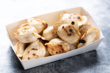 food truck chinese fried dumplings