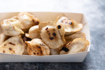 food truck chinese fried dumplings