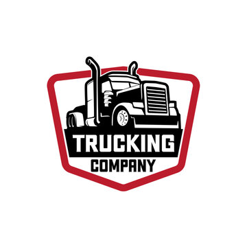 Trucking Logo Logistic Company Logo. Premium Vector Truck Logo Vector