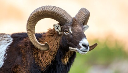 Close-up of a wild goat