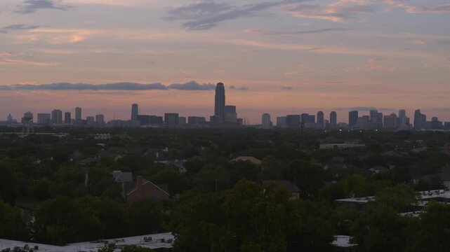 Drone view of Galleria area in Houston 3