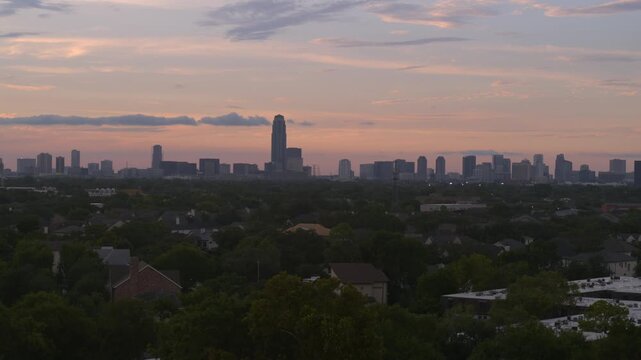 Drone view of Galleria area in Houston 4