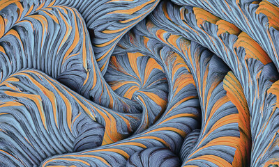 abstract  blue and  brown  swirl  art  background