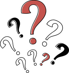 red question mark