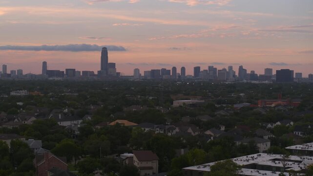 Drone view of Gallery area in Houston 2