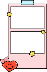 Heart Polaroid Frame