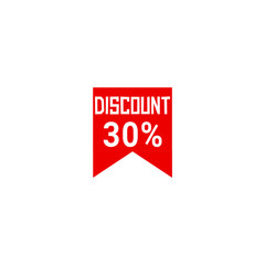 red sale tag