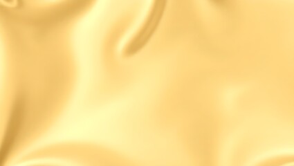 Photorealistic champagne metallic foil luxury background with shimmering folds corner and blank copy space