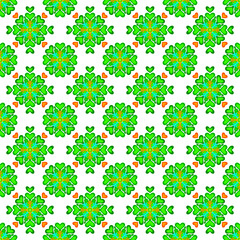 Colorful Floral Mandala Pattern Background 005