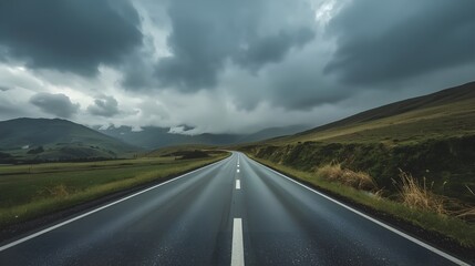 Fototapeta premium driving on the road