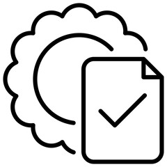 Compliance Outline Icon