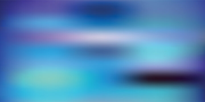 Bright abstract gradient background with blue, yellow, red, pink colors. Vector horizontal trendy style concept for summer, spring party poster, flyer, web banner