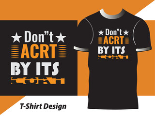 cat typography t-shirt design