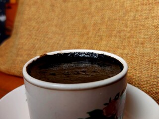 cup of coffee with chocolate