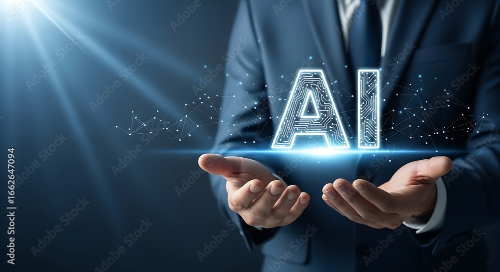 Poster ai and business how artificial intelligence is transforming industries and creating new opportunitie