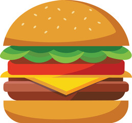 Burger with layers