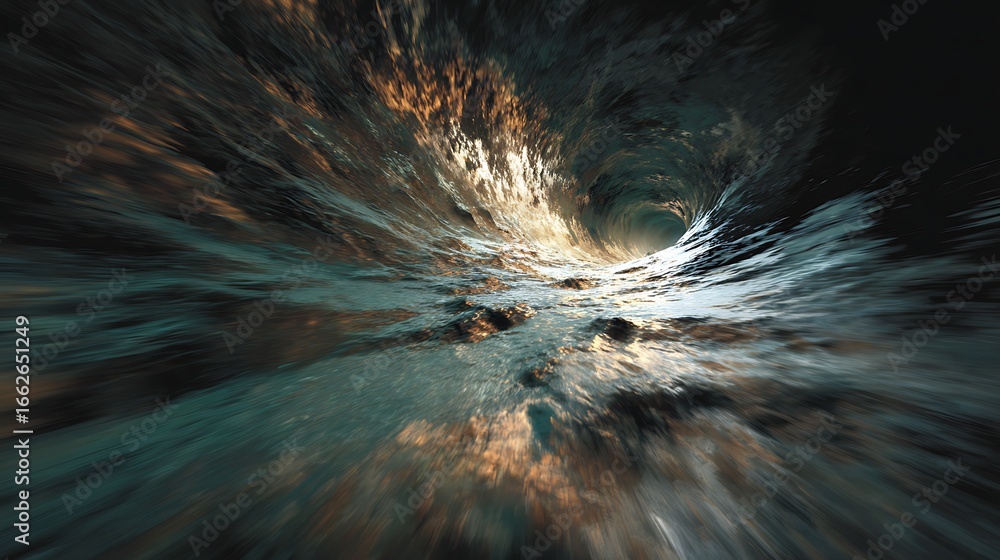 Poster abstract wave background with a dynamic texture, creating a vortex effect, a powerful and energetic 