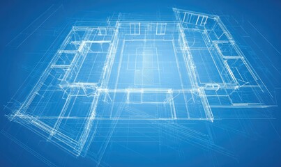 Blueprint Overlay Abstract