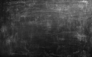 white scratches stained on a black background. black grunge blackboard image