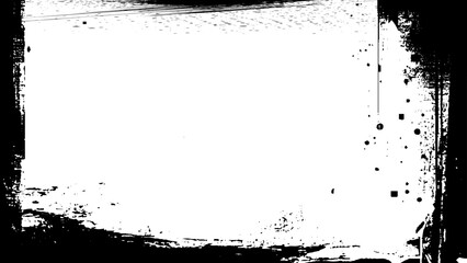 Vector grunge frame. Distress background. Vector image.