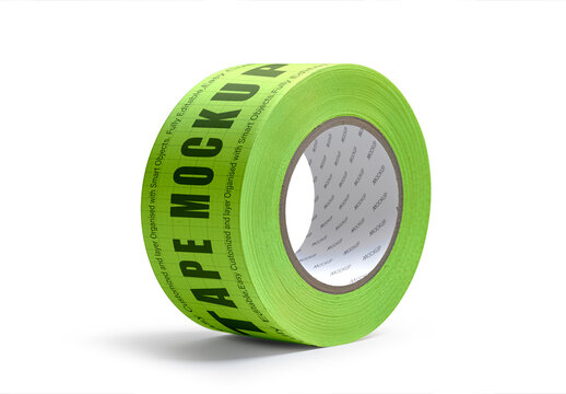 Roll Tape Adhesive Mockup Template