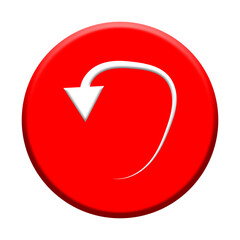 White arrow icon pointing right side over red circle png file type transparent background. arrow icon for your web site design, logo, app, UI. smooth, modern design, pointer indicating direction