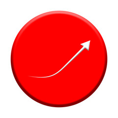 White arrow icon pointing right side over red circle png file type transparent background. arrow icon for your web site design, logo, app, UI. smooth, modern design, pointer indicating direction