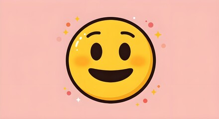 Naklejka premium Cartoon emoji icon with transparent background