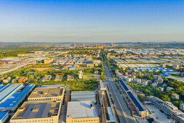 Fototapeta premium Industrial Park Landscape in City