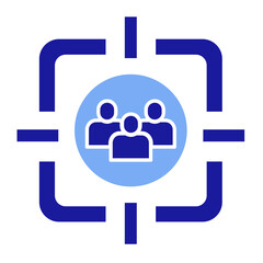 Focus Group  Icon Element For Design