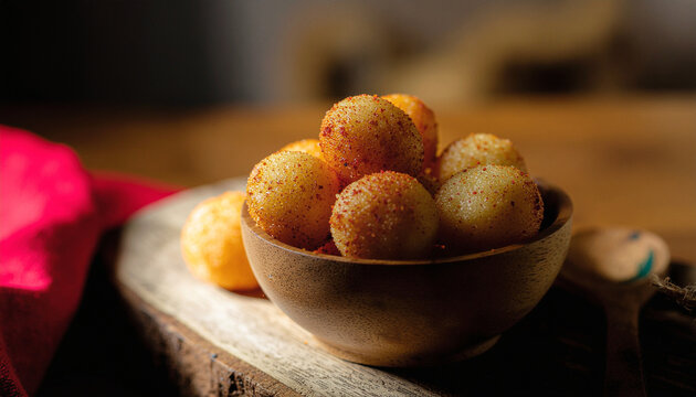 Cimol Bandung with Chili Powder