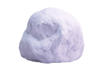 Obraz premium White snow gathering on rocky surface, transparent backdrop highlighting winter landscape detail