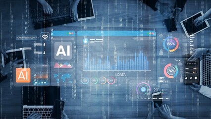 AI Assistant Brain Processor with LLM Technology, Big Data, Machine Learning, Generative AI for Business Support, Future Agentic AI Technology and Artificial Intelligence Prompt Engineering. Muxer