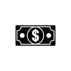 Dollar Bill Isolated Design With Currency Symbol On Transparent Background