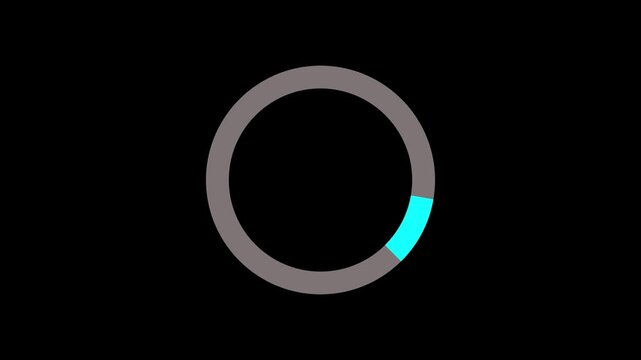 Abstract circle loading horizontal all the video beautiful bar icon illustration background.Loading bar design horizontal all the video abstract circle progress icon.