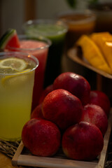 Fresh fruits. Close-up.