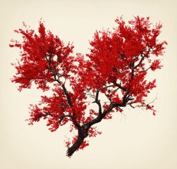 Red Heart Tree