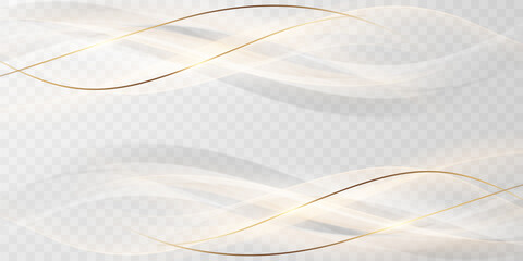 white background design With luxurious golden effect elements. Vector illustration