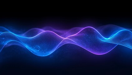 Halloween , halloween background abstract waves of blue and purple light on a dark background halloween , halloween background 