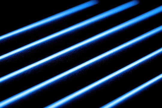 Blue diagonal lines on dark background