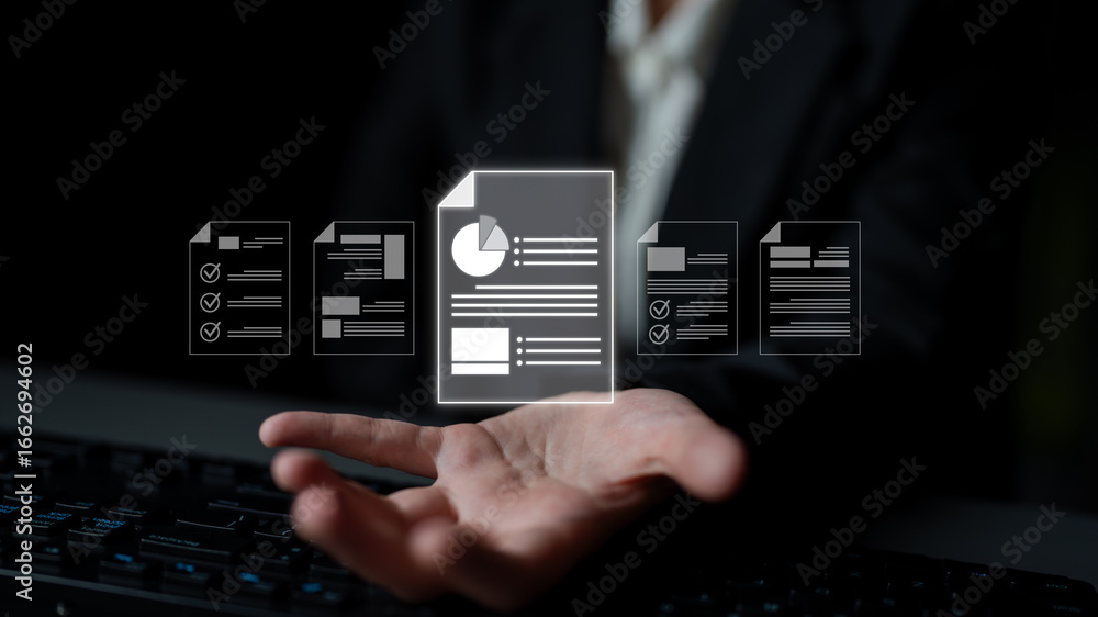 Poster cloud-based document systems improve access, security, and workflow, enabling paperless, productive 
