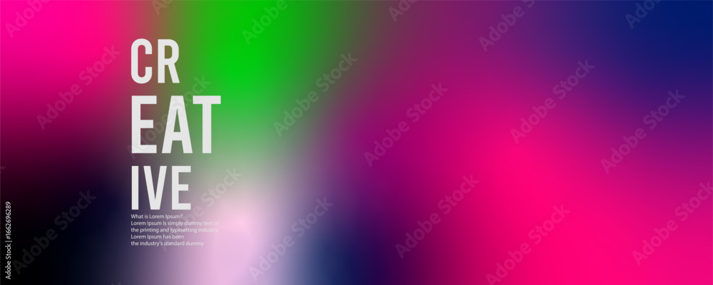 Poster freeform gradient background, abstract blurred texture | colorful trendy background | pattern decora