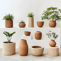Fototapeta premium plants in pots