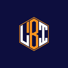 Modern Hexagon Monogram Logo Design – Geometric Lettermark Vector Template