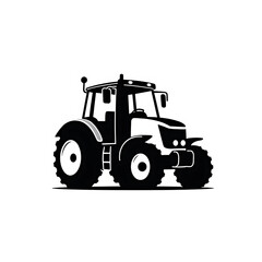 Obraz premium tractor isolated on white background