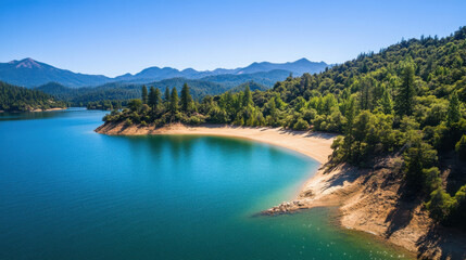 lake in the mountains
