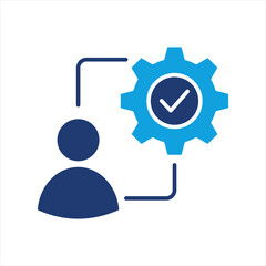 Cabability Flat Blue Icon